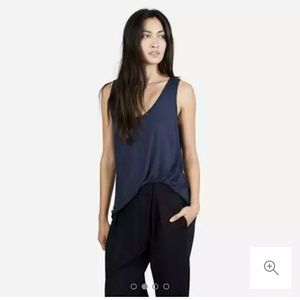 Everlane Ryan Tank, Navy, Large